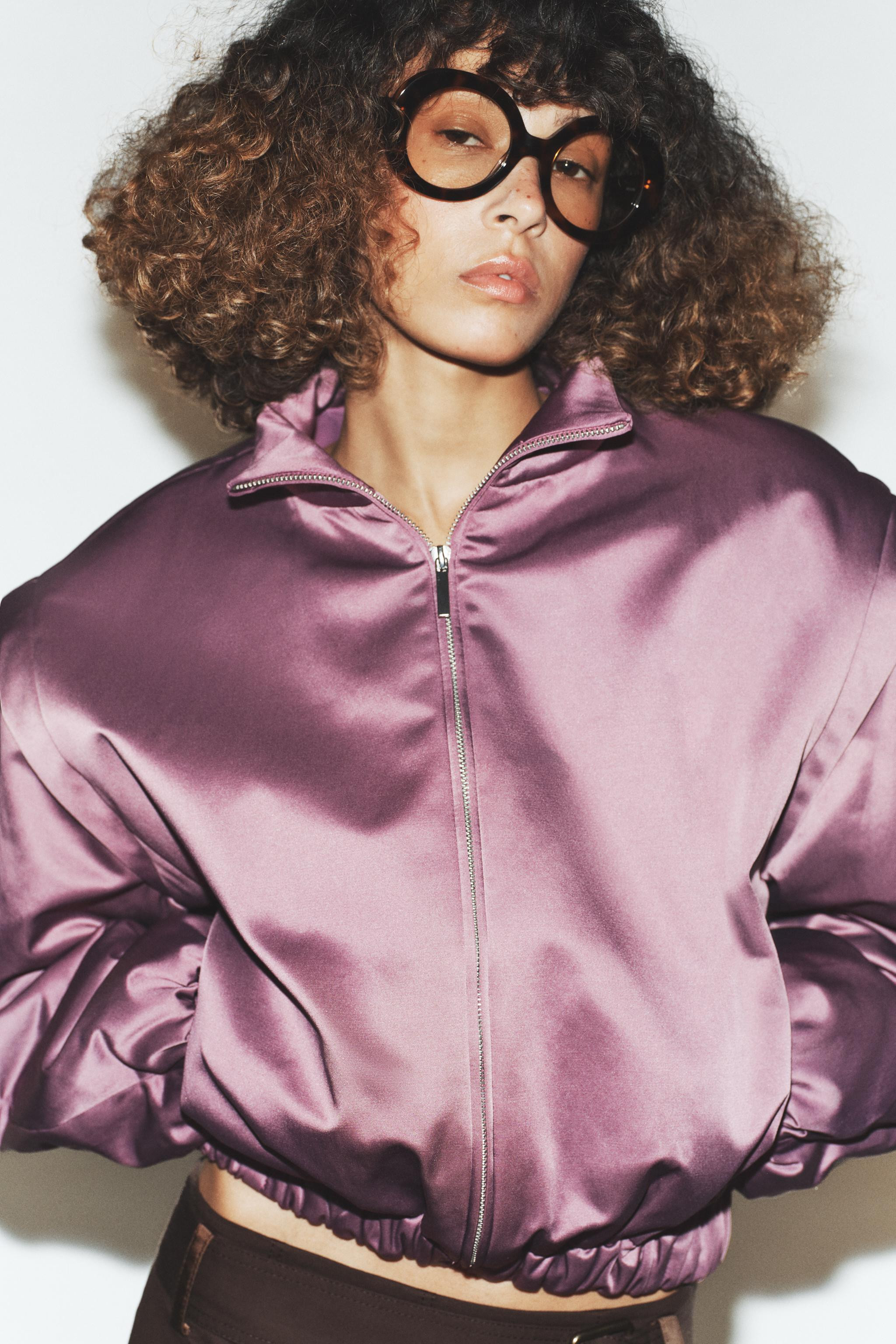 PUFFER JACKET WITH DEFINED SHOULDERS | Zara UK