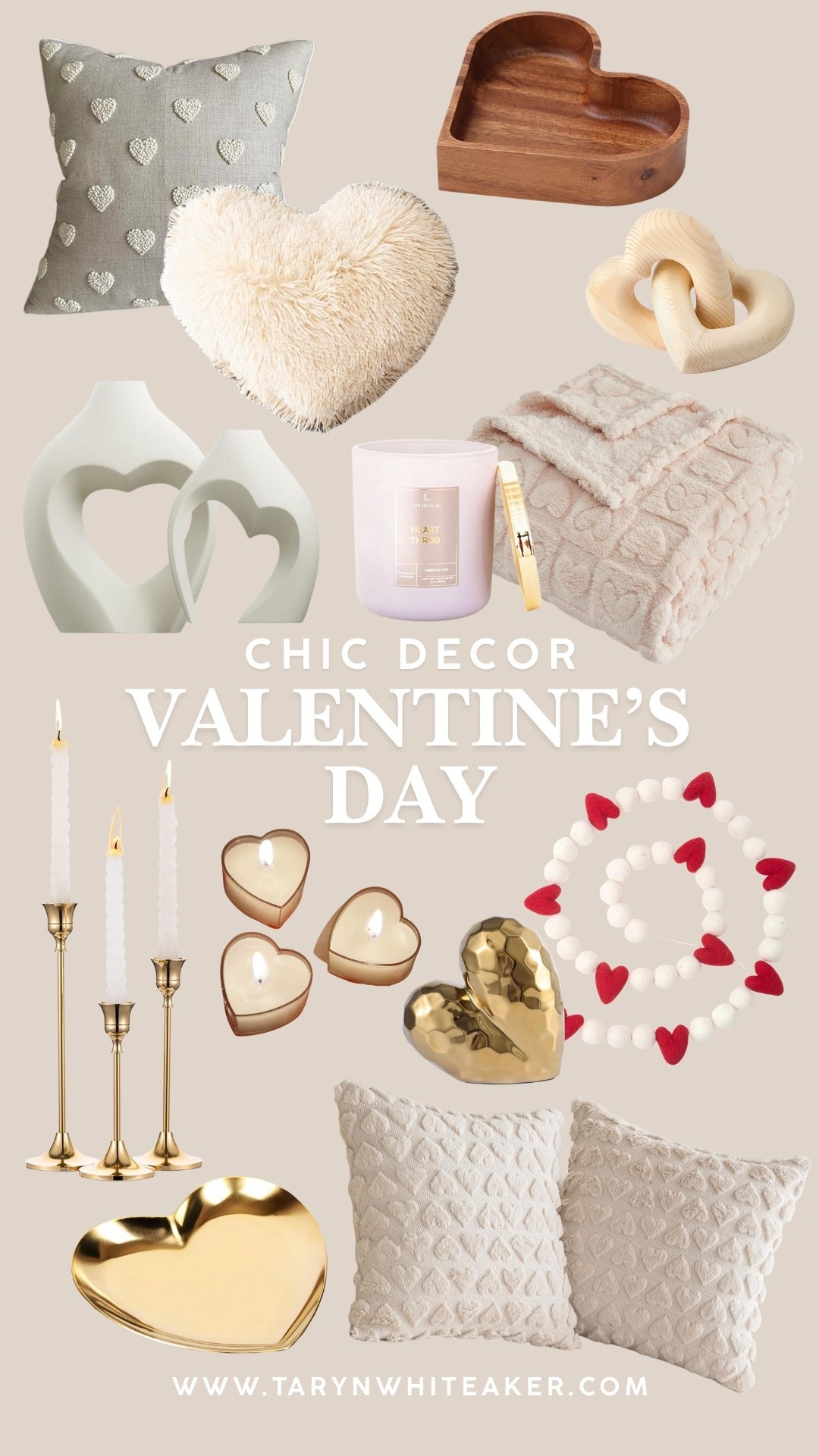 Neutral Valentine’s Day home decor featuring cozy throw pillows, soft blankets, heart accents, candles, and modern decorative accessories. Perfect for simple Valentine decorating ideas that work all season.

#LTKdayinmylife #LTKSeasonal #LTKHome