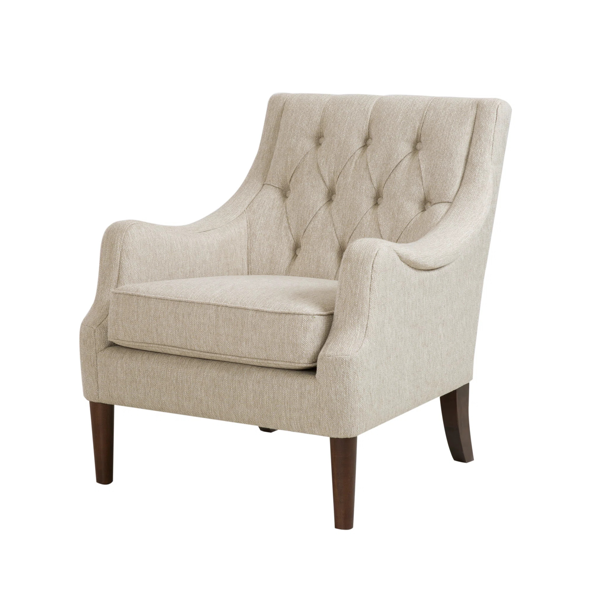 Galesville 29.25" W Tufted Polyester Wingback Chair | Wayfair North America