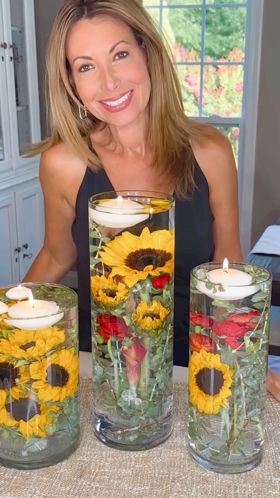 Radiant Sunflower Centerpiece 🌻💫 is an effortless and elegant way to elevate your table decor. By showcasing fresh sunflowers and eucalyptus submerged in water, their vibrancy is enhanced, especially when complemented with floating candles. This arrangement instantly adds a touch of magic and ambiance to late summer and fall weddings, special occasions, or gatherings.

I love using my floral frogs to create stunning displays in minutes. These little helpers anchor each bloom in place, ensuring a flawless and captivating centerpiece that will leave your guests in awe and think you hired a professional florist! 



#LTKSeasonal #LTKHome #LTKWedding
