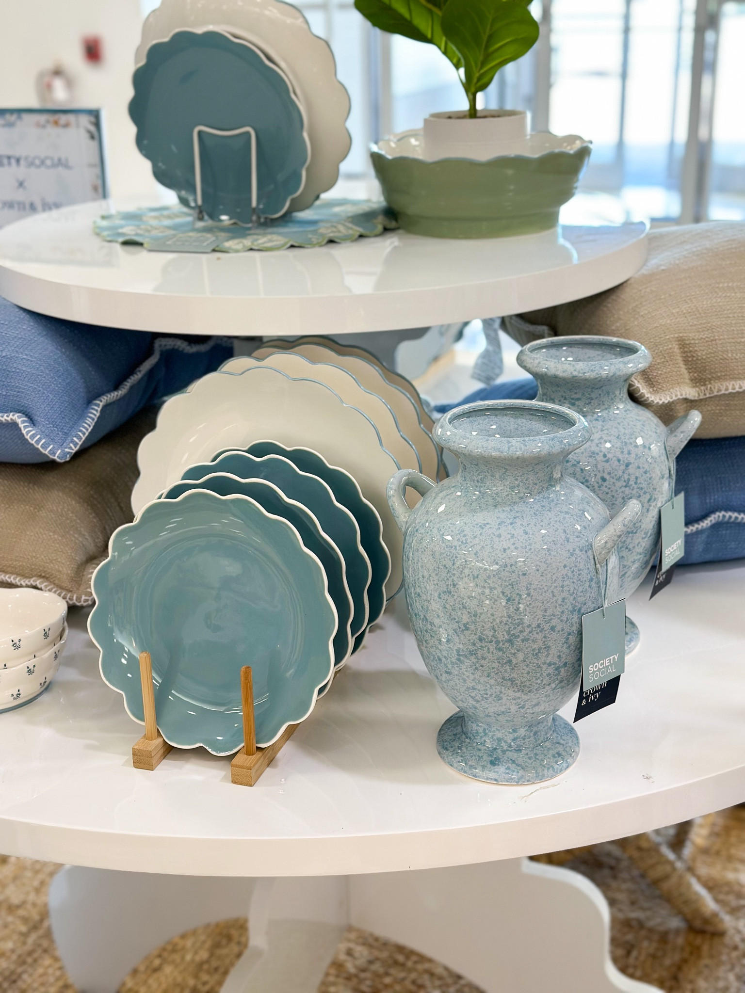 New pieces from the Society Social collection at Belk! 

Society social collaboration, crown and ivy, Belk, Grandmillennial, Grandmillennial style, Grandmillennial dress, blue and white, blue and green, classic style 

#LTKhome #LTKstyletip #LTKfindsunder100