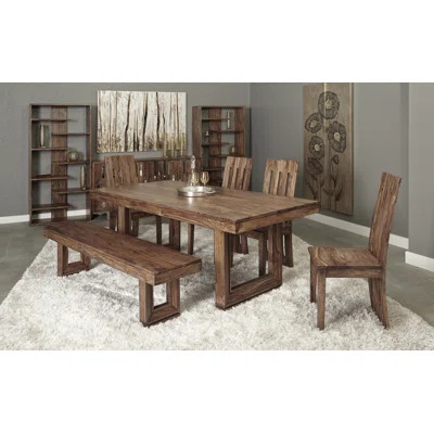 Brownstone 6 - Piece Solid Wood Dining Set Coast to Coast Accents | Wayfair North America
