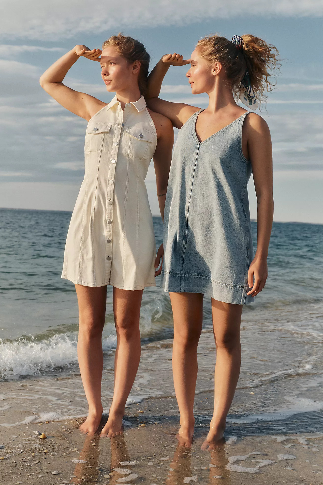 Pistola Tavi Cotton Denim Shift Dress | Anthropologie (US)