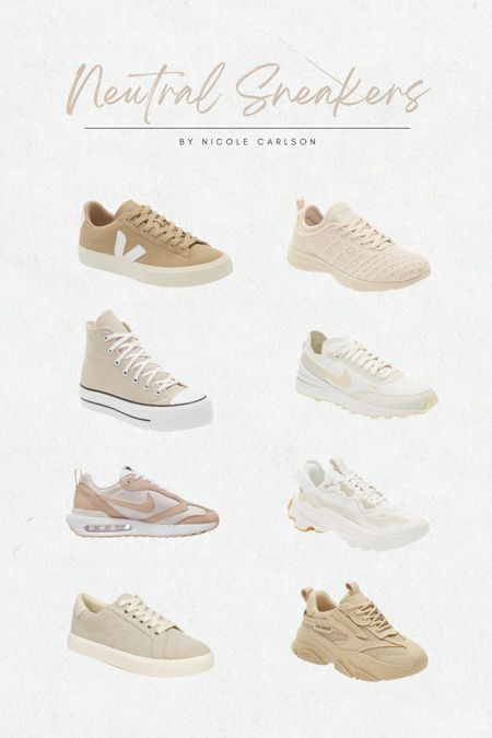 Neutral Sneakers at Nordstrom! I want em all! 🤍🤎

#LTKSeasonal #LTKtravel #LTKshoecrush