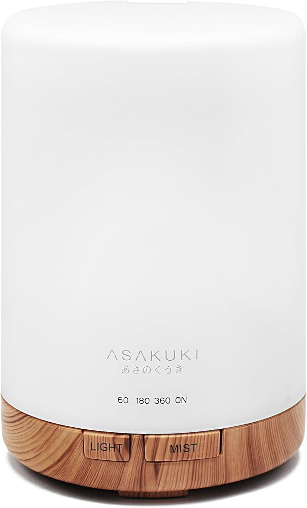 ASAKUKI 300ML Essential Oil Diffuser, Quiet 5-in-1 Premium Humidifier, Natural Home Fragrance Aro... | Amazon (US)