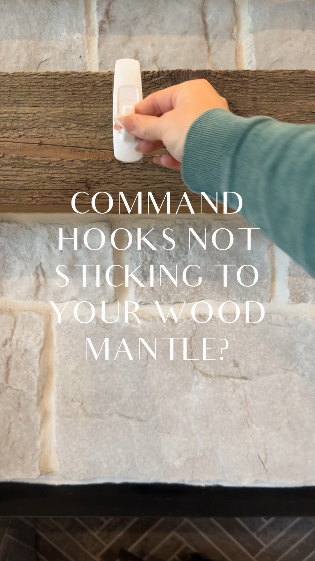 Mantle garland hack 🙌🏻 

#LTKHoliday #LTKStyleTip #LTKHome