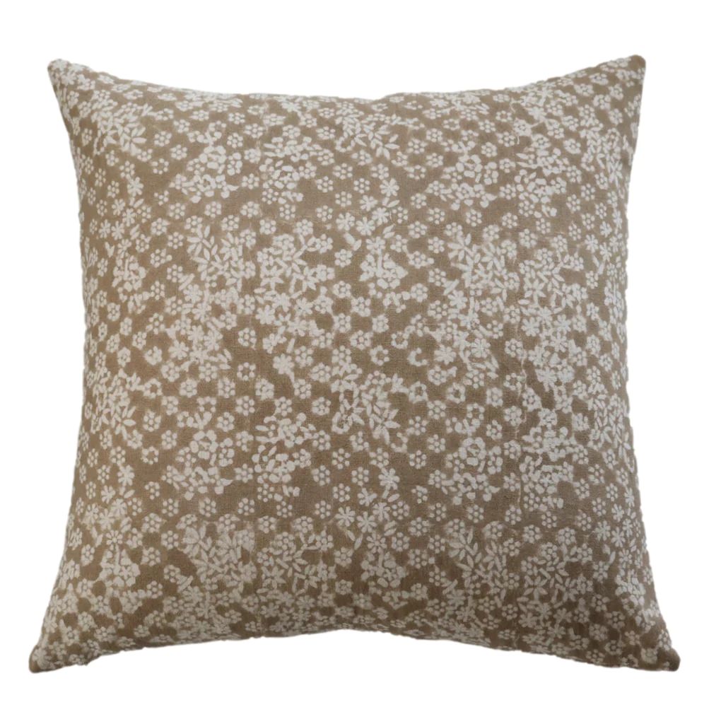 Ivy Floral Pillow Cover | Danielle Oakey Interiors INC