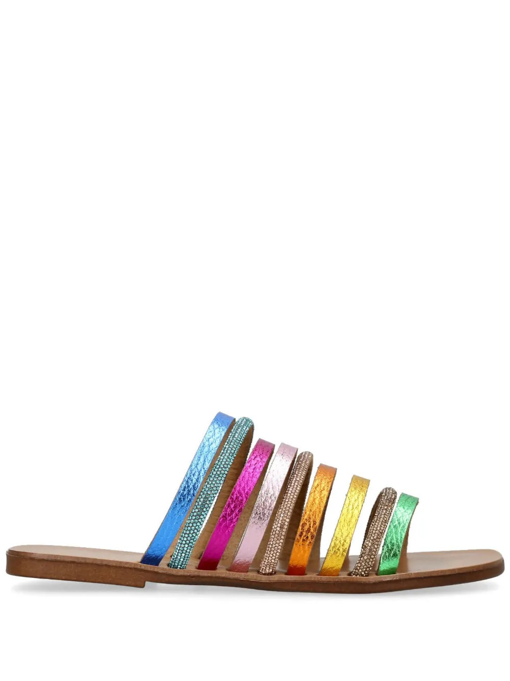 Daisy Rainbow flat sandals | Farfetch Global