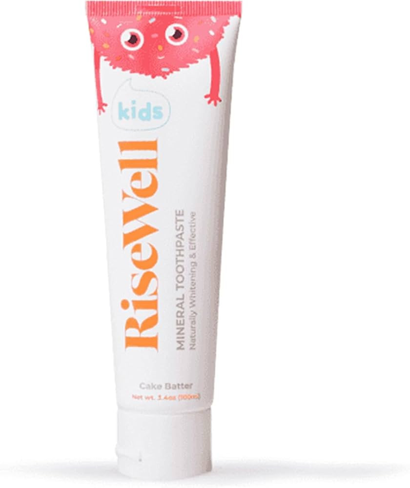 RiseWell Kids Mineral Toothpaste - Kids Hydroxyapatite Toothpaste, Safe to Swallow - Natural, Flu... | Amazon (US)