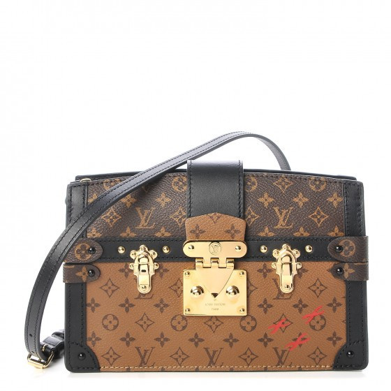 Women's Louis Vuitton Clutch Trunk Monogram Reverse in Brown/Black | StockX