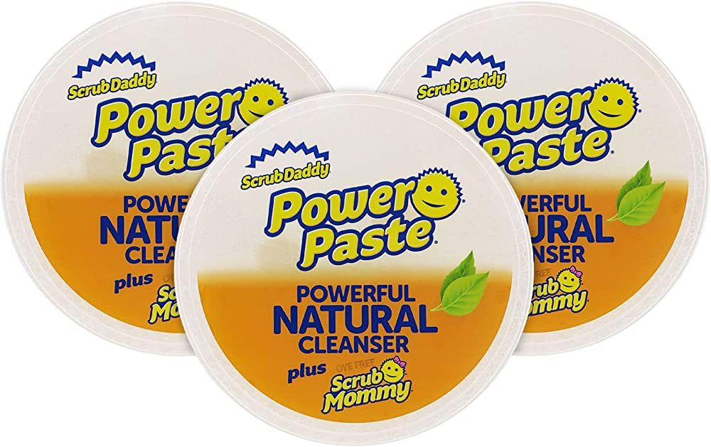 Scrub Daddy PowerPaste All Purpose Cleaning Paste Kit - Natural Cleanser + Dye Free Scrub Mommy -... | Amazon (US)