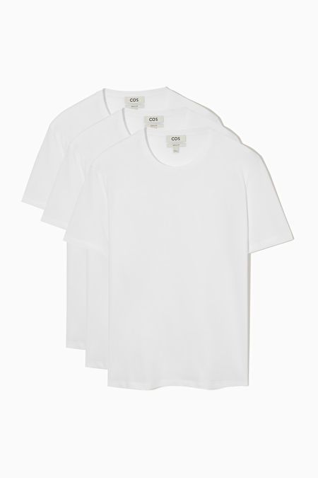 3-PACK THE EXTRA FINE T-SHIRTS - White - T-shirts - COS | COS (US)