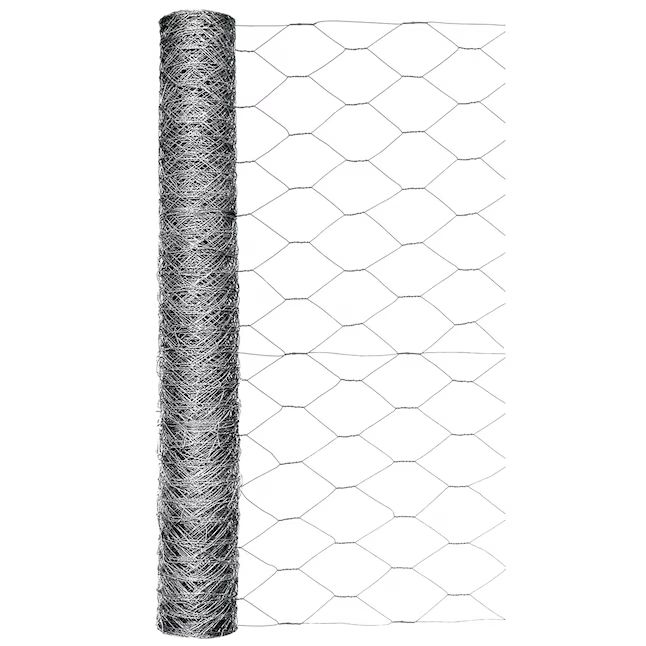GARDEN CRAFT 50-ft x 2-ft Gray Steel Chicken Wire Rolled Fencing with Mesh Size 2-in | Lowe's