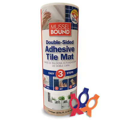 MusselBound Double-Sided Adhesive 180-in x 12-in Setting Mat | Lowe's
