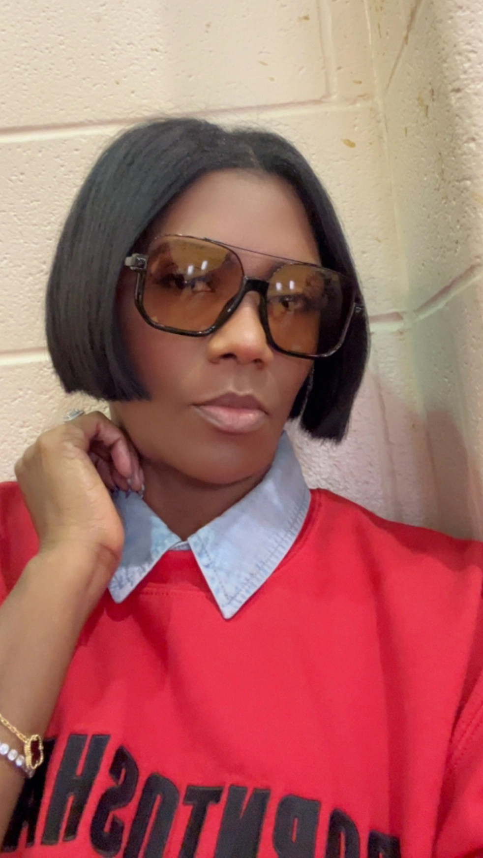 Just a little basketball game day look. It was chilly in Houston, so I decided to throw this on to go support my granddaughter’s team. 

#auntieTina #GameDayOutfit #LTK