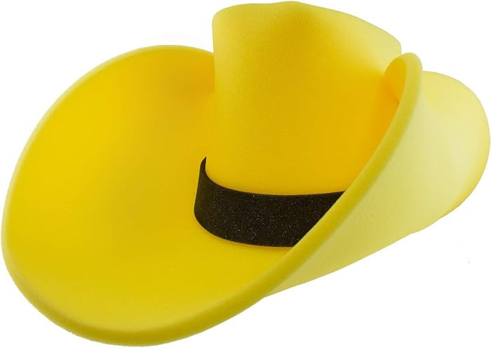 FUNSTITUTION Cowboy Hat, Giant Foam Cowboy Hat - Oversized Hat - Silly, Crazy and Funny Hats for ... | Amazon (US)