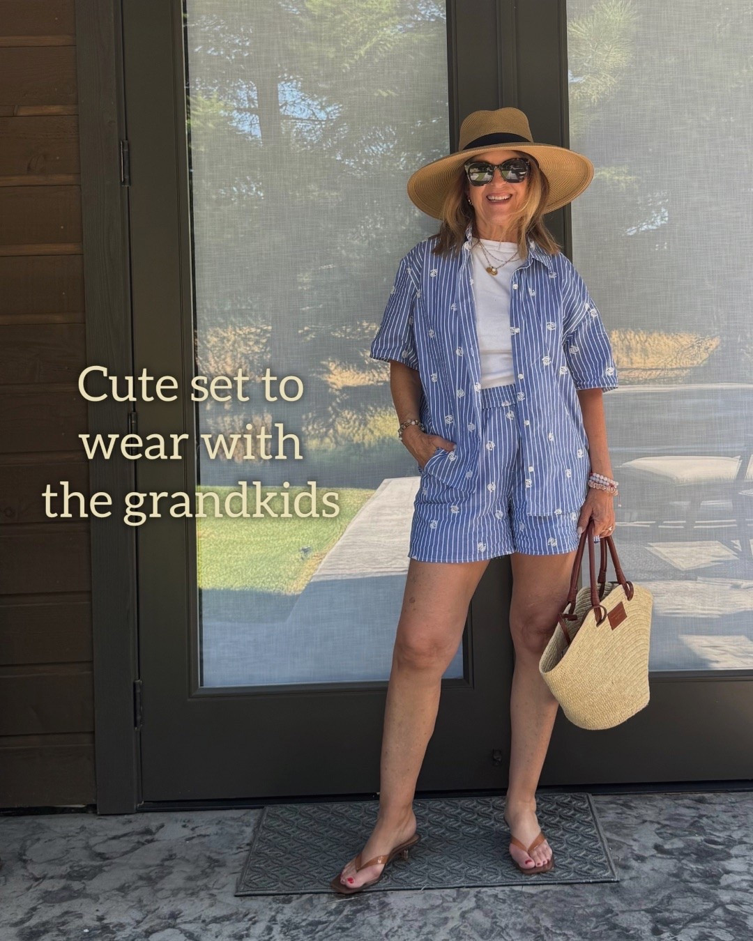 I'm not a real shorts kind of gal, but this set is comfortable and so cute.
Wearing size small. 

Summer vacation

#LTKOver40 #LTKSaleAlert #LTKTravel