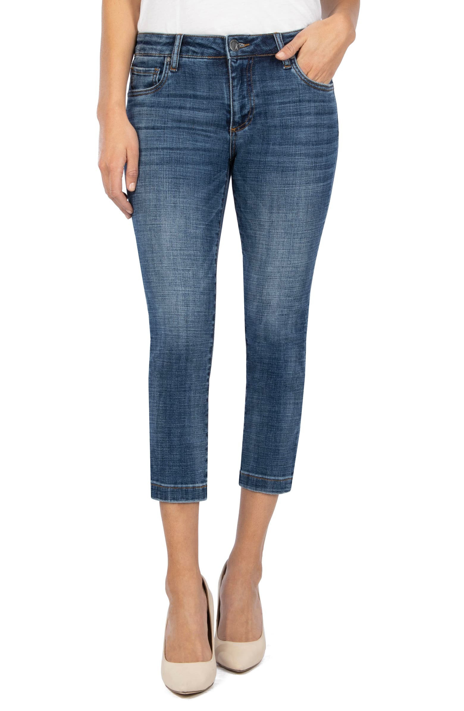 Lauren Crop Straight Leg Jeans | Nordstrom