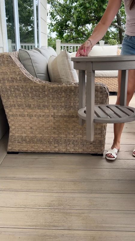 AMAZON OUTDOOR FINDS
side table is so pretty and great quality!

Black woven dining chairs are budget friendly and stackable!

Loving the waterproof pillow inserts and covers

These outdoor lantern lights are such a great high end look for less!

Love this woven box planter, I am using to create a privacy screen! 

Outdoor decor, outdoor living, outdoor furniture, patio furniture, outdoor dining, outdoor lighting, planter, outdoor pillow, outdoor table, outdoor dining chairs, amazon finds, Amazon home 

#LTKFindsUnder100 #LTKHome #LTKSaleAlert