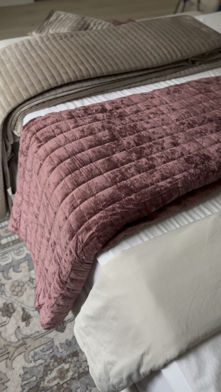 Amazon bedding!

Duvet cover: Linen
Velvet Quilts: Light Taupe & Plumsh

#LTKstyletip #LTKfindsunder100 #LTKhome