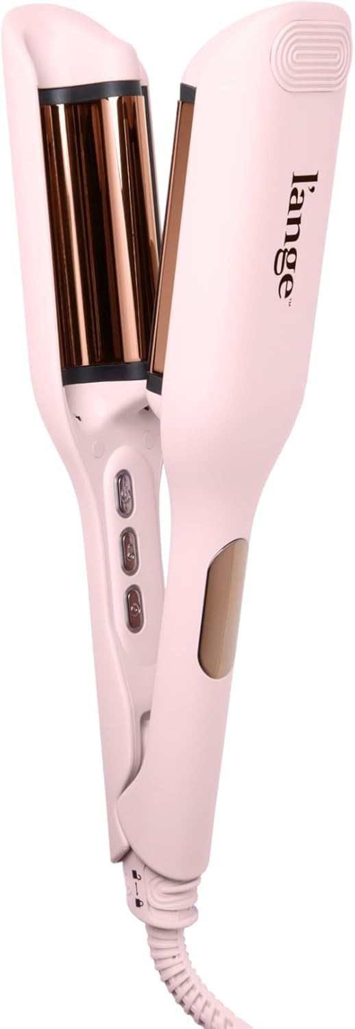 L'ANGE HAIR SculptWaver Titanium Deep Wave | Hair Crimper for Effortless Beach Waves | 3 Barrel H... | Amazon (US)
