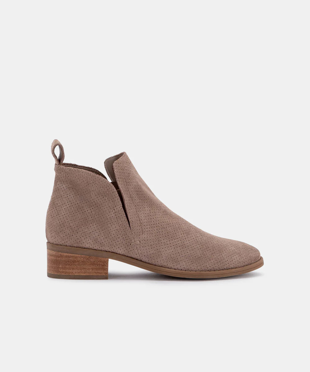 TIVON PERF BOOTIES IN LT TAUPE | DolceVita.com