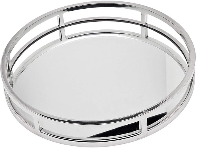 Godinger Decorative Tray, Perfume Tray, Vanity Tray, Round Home Decor Tray - Aspen Collection, Si... | Amazon (US)