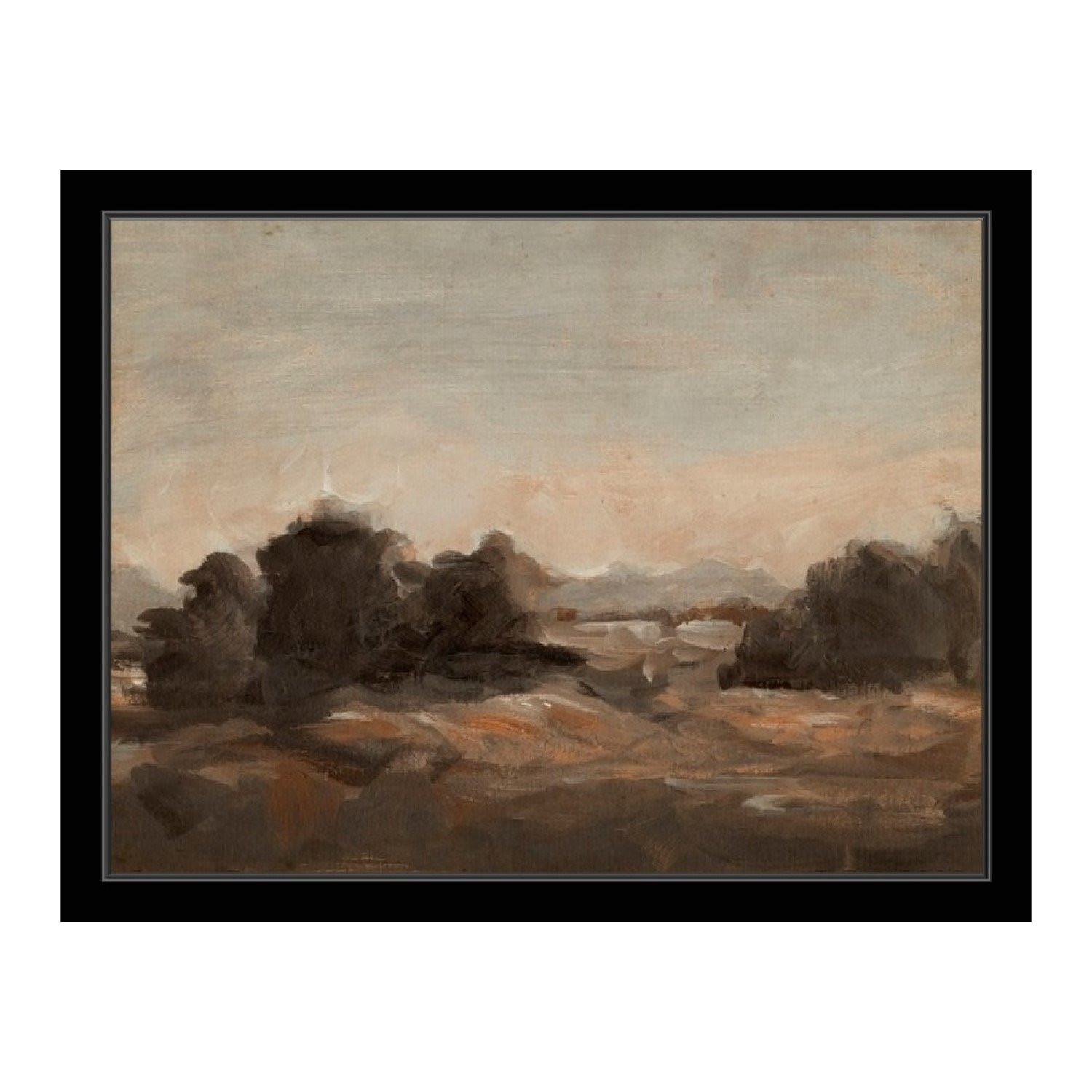 My Texas House, Autumn Scenic, Modern Farmhouse Seasonal Black Framed Print 16x12 Hanging Hardwar... | Walmart (US)