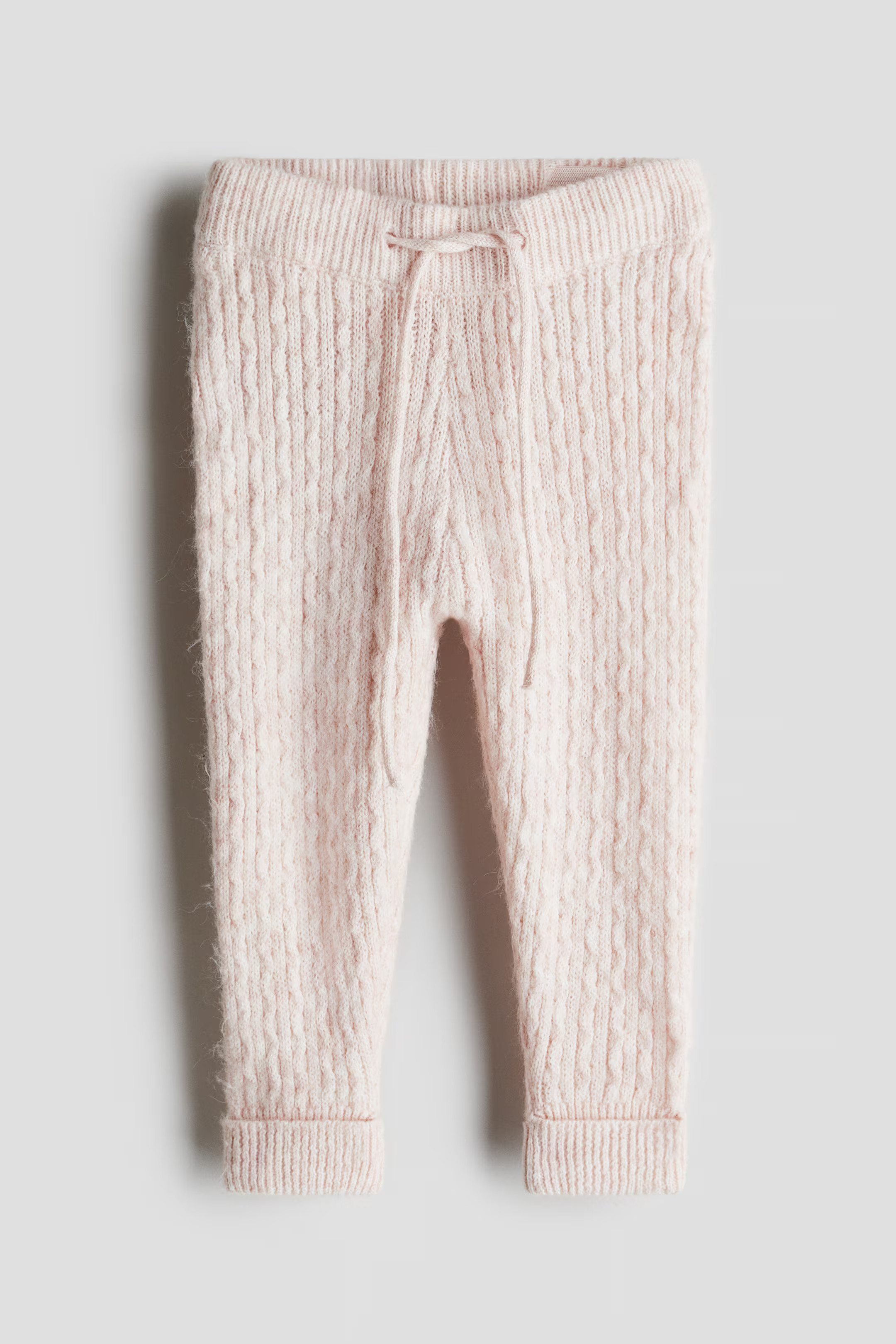 Knit Leggings - Powder pink - Kids | H&M US | H&M (US + CA)