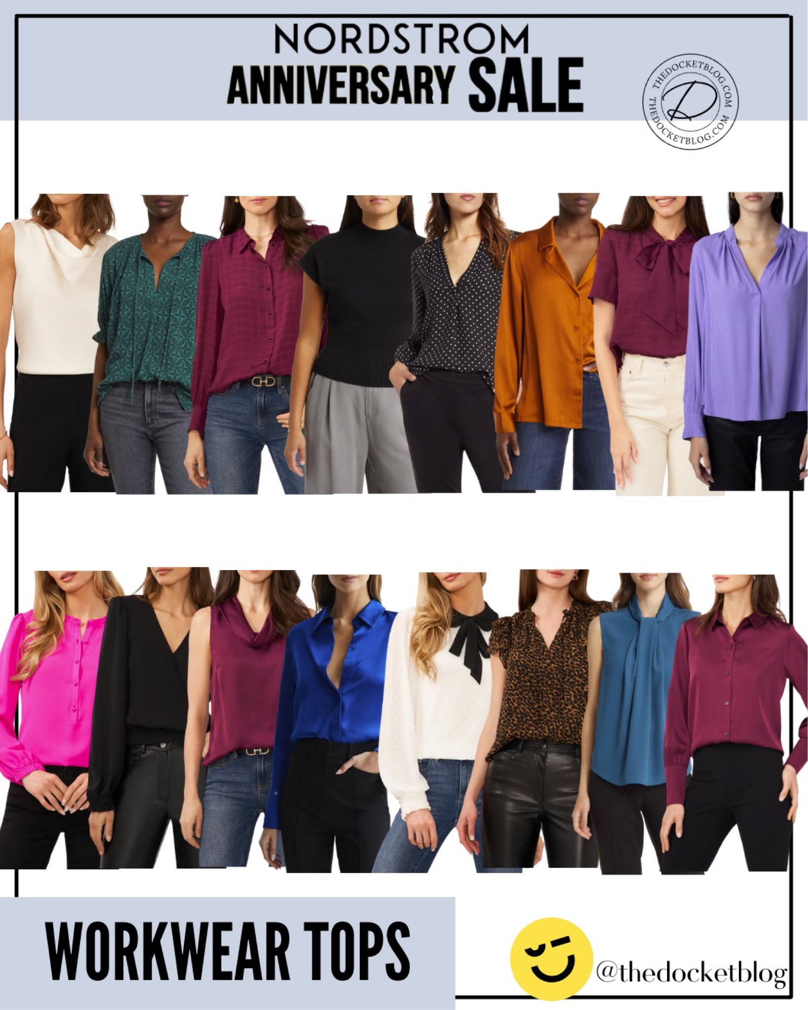 Workwear Tops on Sale at the Nordstrom sale 

Womens business professional workwear and business casual workwear and office outfits midsize outfit midsize style 

#LTKworkwear #LTKxNSale #LTKcurves