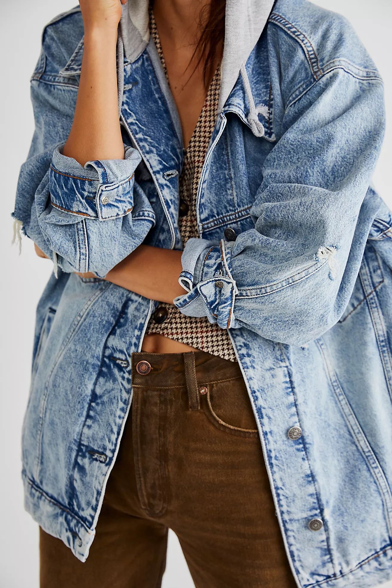 Flawless Hooded Denim Jacket | Free People (Global - UK&FR Excluded)