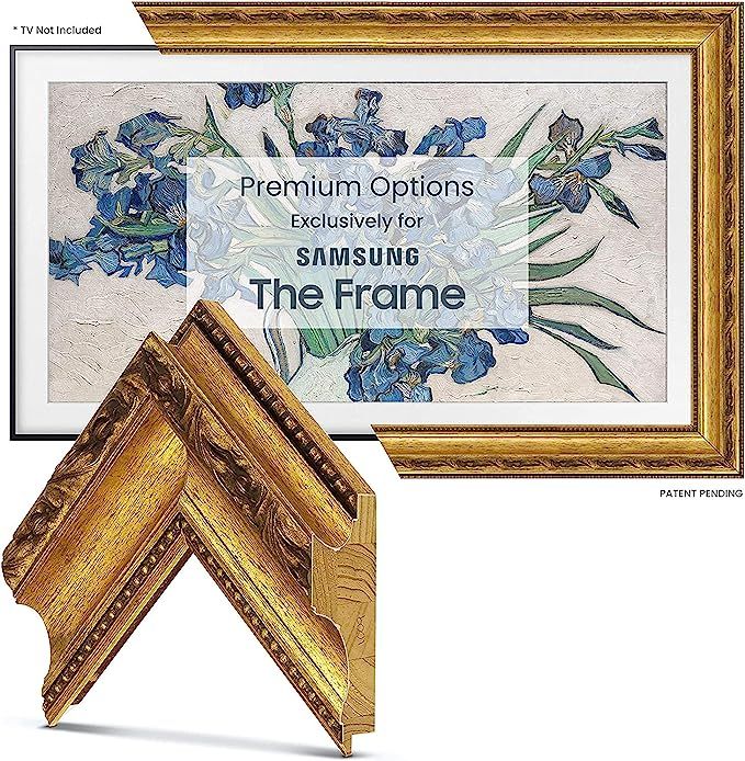 Deco TV Frames - Ornate Gold Smart Frame Compatible ONLY with Samsung The Frame TV (65", Fits 201... | Amazon (US)