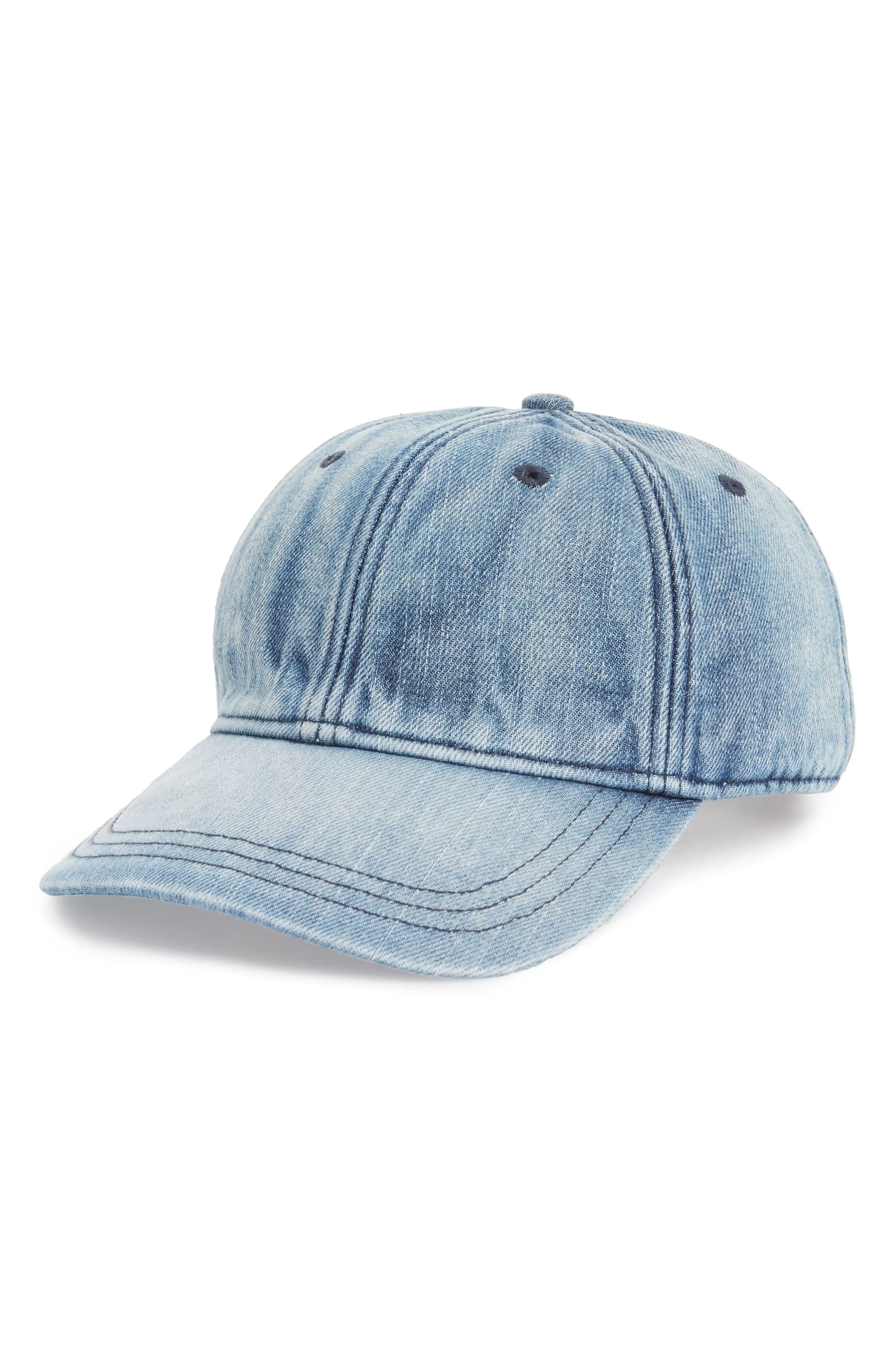 Faded Denim Baseball Cap | Nordstrom