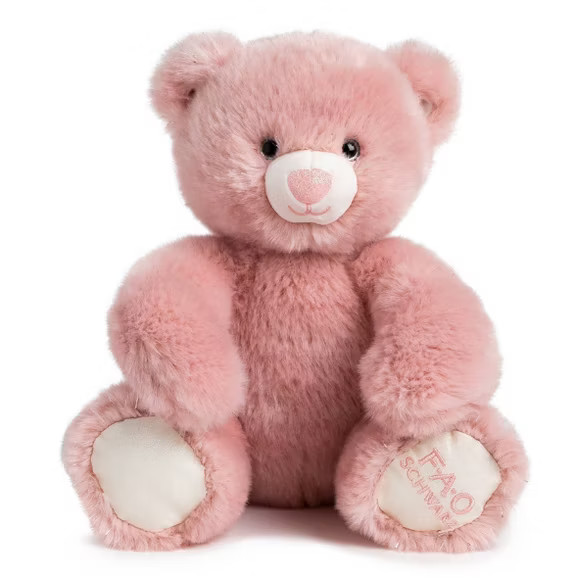 FAO Schwarz Toy Plush Glitter Bear 10" Valentine's Day | Target