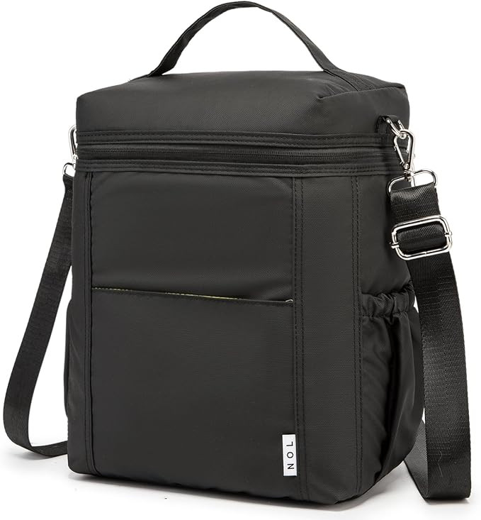 NOL Natural Organic Lifestyle Insulated Lunch Bags for Women Cooler Bag Lightweight Nylon Waterpr... | Amazon (US)