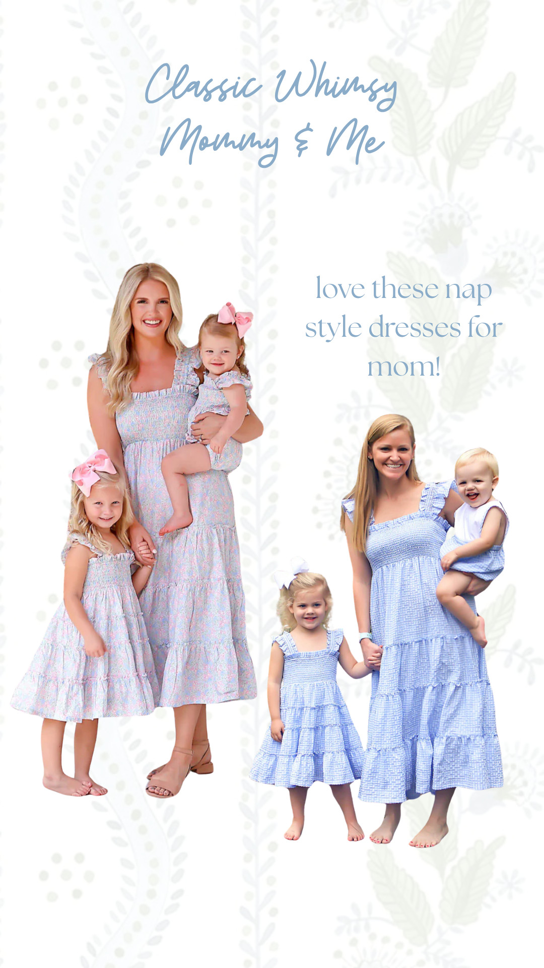 Classic Whimsy Mommy and Me looks! 

 #LTKBaby #LTKKids #LTKFamily