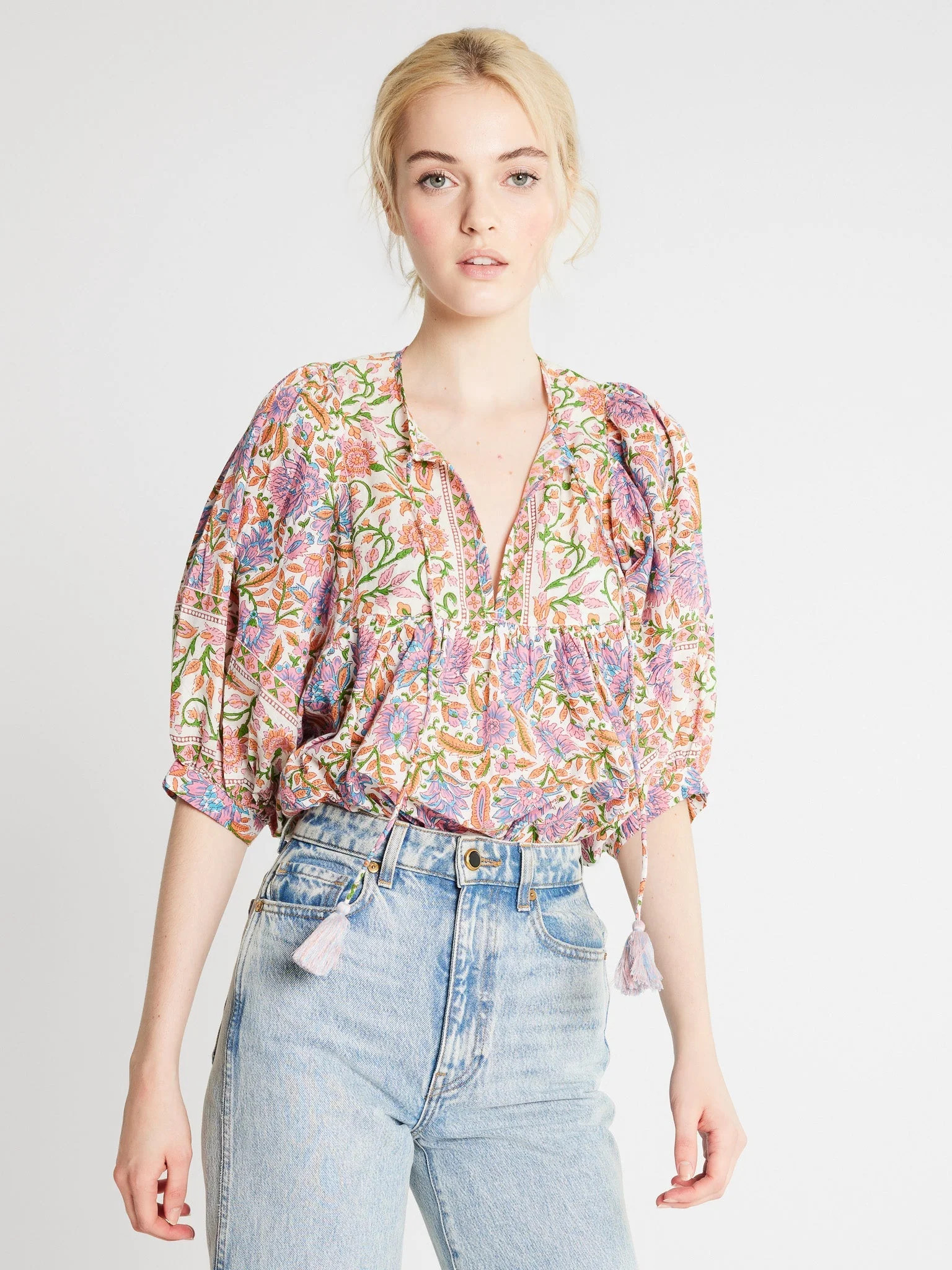 Shop Mille - Thalia Top in Avignon Floral | Mille
