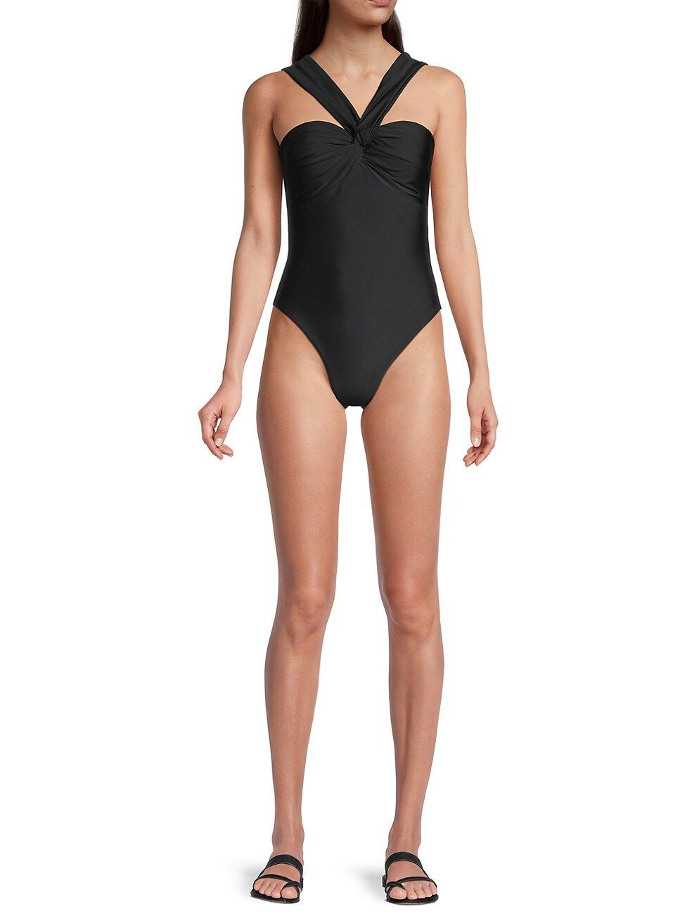 Betsy Twisted One-Piece Swimsuit | Saks Fifth Avenue