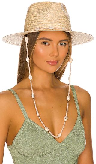 Seashells Fedora Hat in Natural | Revolve Clothing (Global)