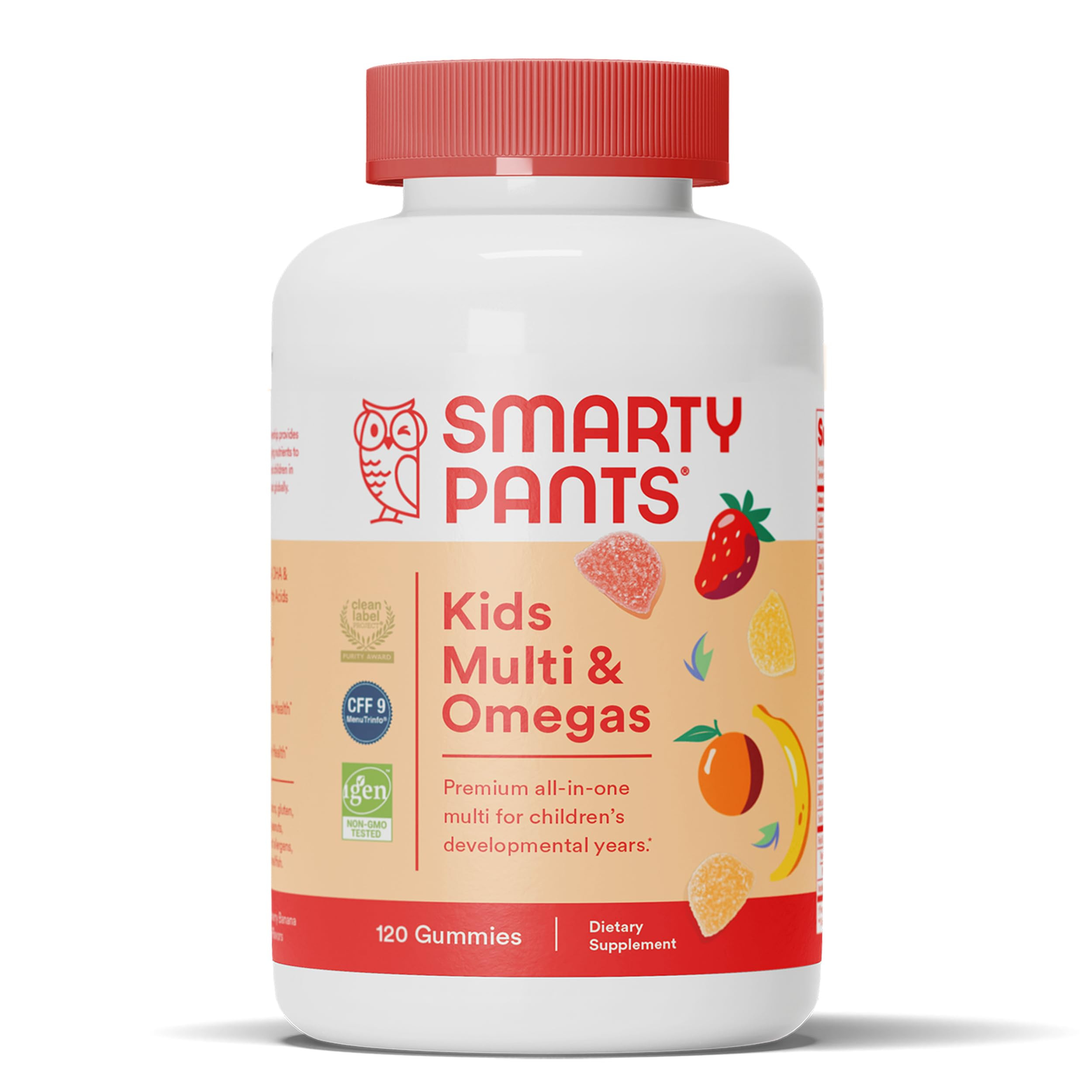 SmartyPants Kids Multivitamin Gummies: Omega 3 Fish Oil (EPA/DHA), Vitamin D3, C, Vitamin B12, B6... | Amazon (US)