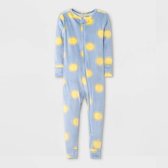 Toddler Sun Snug Fit Footless Pajama Romper - Cat & Jack™ Blue | Target
