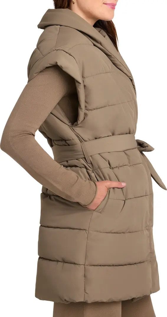 Splendid x @Cellajaneblog Long Quilted Puffer Vest | Nordstrom | Nordstrom