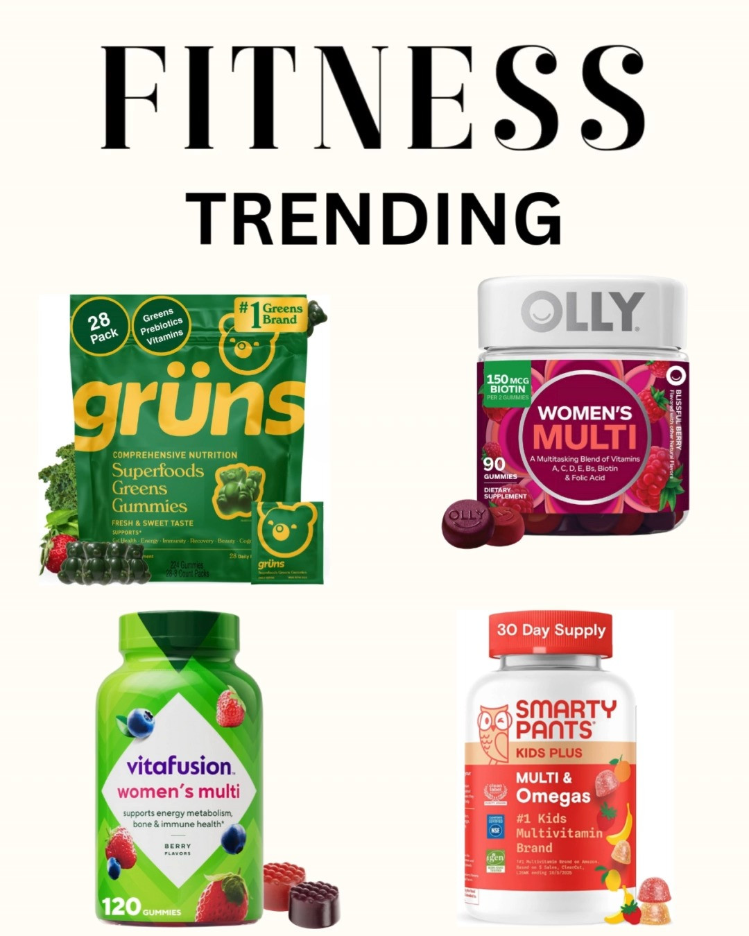 Daily wellness made easy ✨💊 These vitamins and greens are an effortless way to support your health goals, boost daily nutrition, and stay consistent even on busy days 🌿💚 Simple, clean, and perfect for building better habits from the inside out.

#LTKwellness #LTKhealth #LTKfit #LTKactive #LTKfavorites 

 

#LTKfitnessgoals #LTKselfcare 

#LTKBeauty