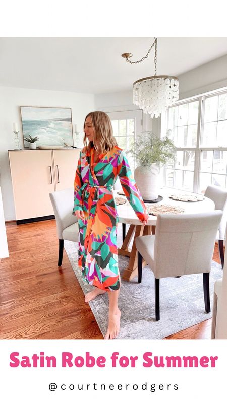 Happy Sunday!!!☀️🩷 How gorgeous is this new robe that equally doubles as a kimono! 💁🏼‍♀️ It’s currently on sale making it under $25!! 🙌🏻 Linked our new table as well that I am absolutely in love with! ✨ You can shop everything via the link in my bio > Shop my Reels/IG Posts 🛍️ 

Sizing: Size XS/S —it does run more slim in the arms FYI, so if that’s a problem area of yours, I would size up! 

Target, Weekend, vacation, robes, Mother’s Day gifts 

#LTKstyletip #LTKfindsunder100 #LTKsalealert