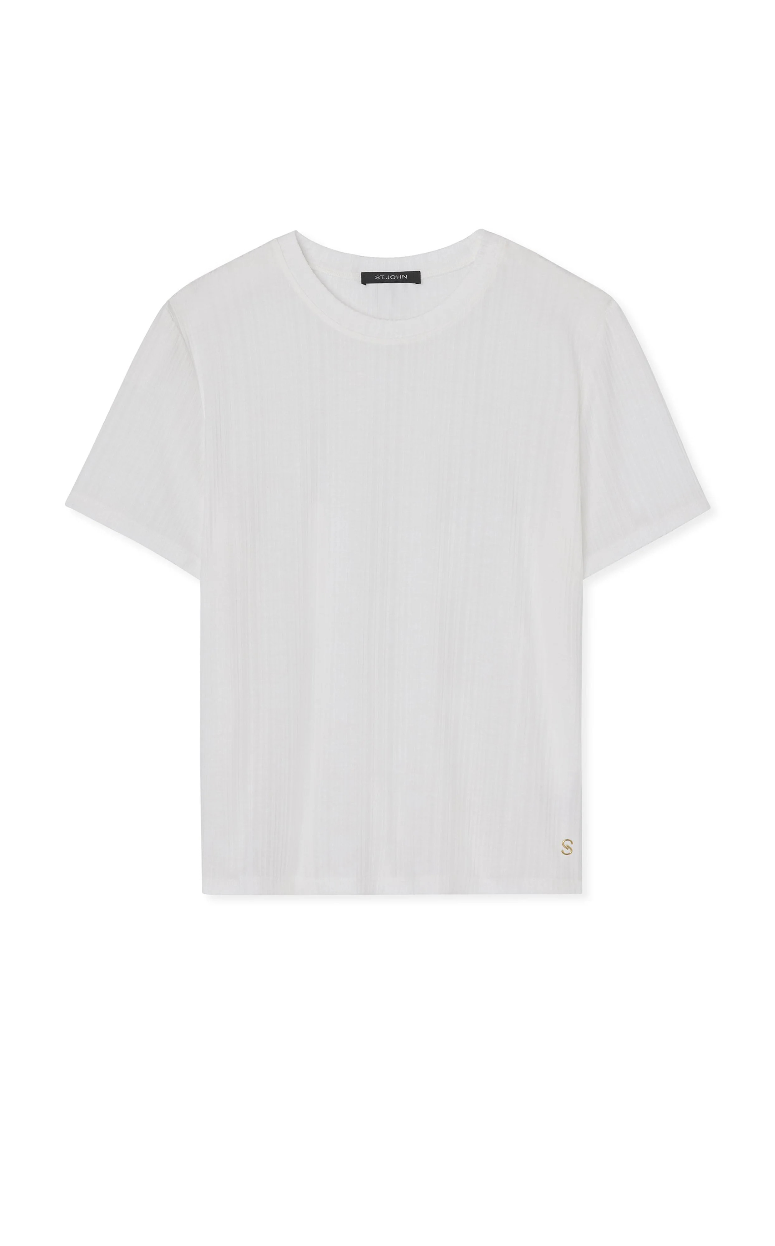 Rib Jersey Knit Tee | St. John Knits