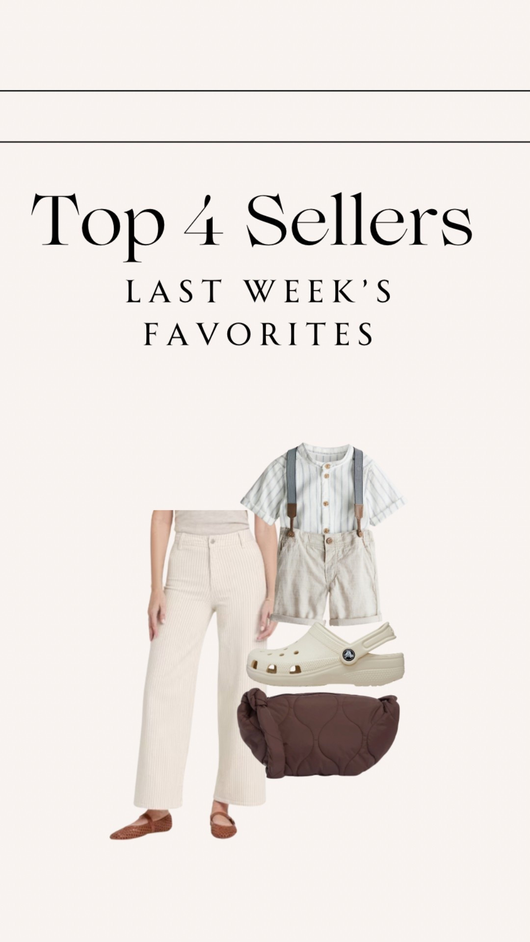 Last week’s — top 4 best sellers✨ 

#bestsellers #topsellers #targetstyle #toddlerstyle #babyboyseys #babyboyeaster #toddlereaster #hmkids #zella #zellabag #crocs #kidscrocs 

#LTKSaleAlert #LTKFamily #LTKStyleTip