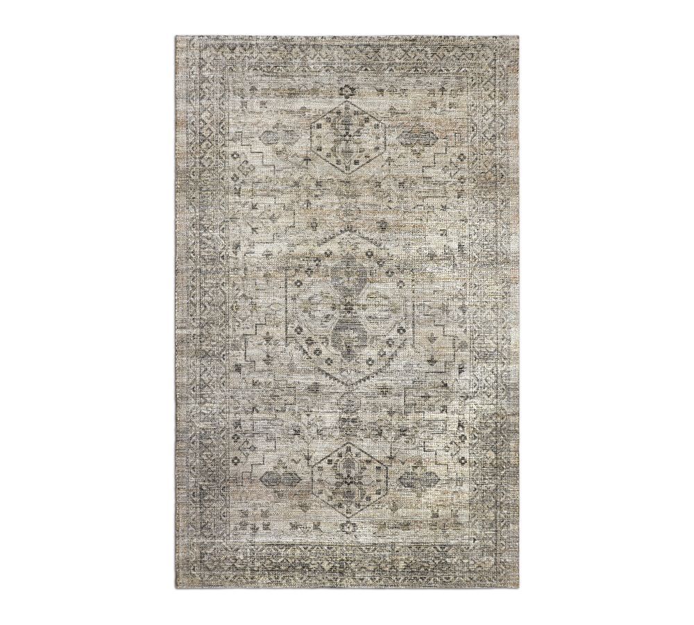 Lorre Handwoven Jute Chenille Rug, 6' x 9', Neutral Mutli | Pottery Barn (US)