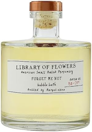 Library of Flowers Forget Me Not Bubble Bath, 17 fl. oz., Osmanthus, Rice Powder & White Orchid, ... | Amazon (US)