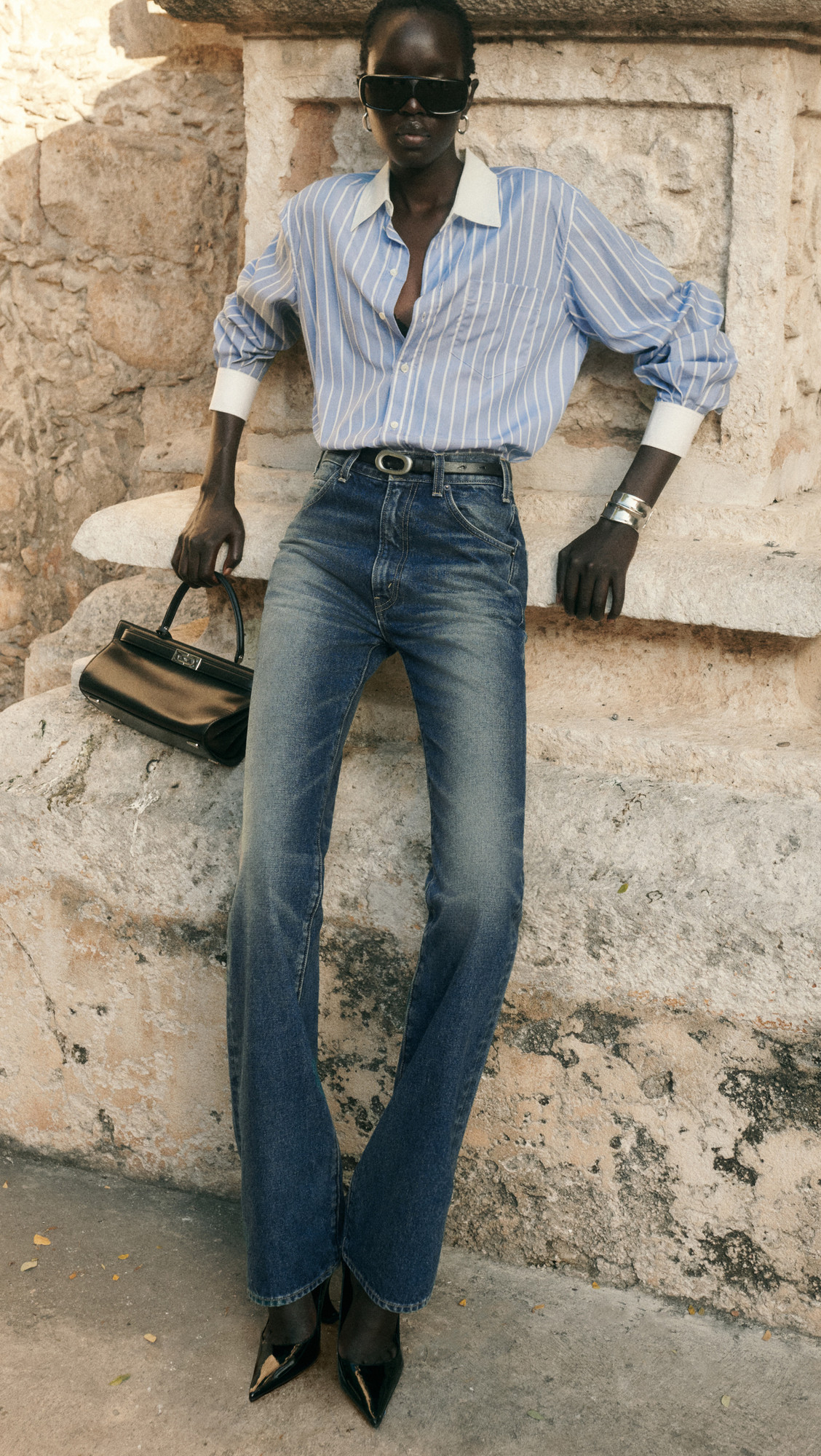 Nili Lotan Joan Jeans Simon Wash 24 | Shopbop