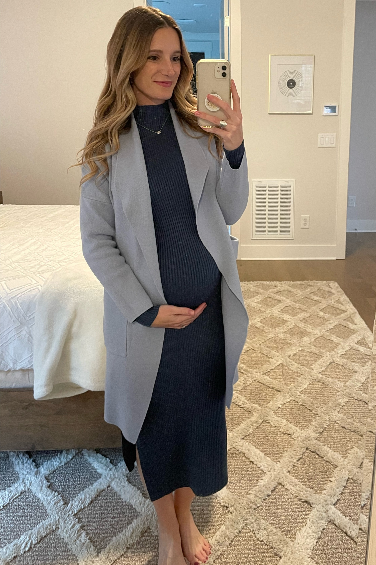 What I wore to my baby shower! It was a cold day, and this outfit was perfect. Not specially maternity, and all Amazon. Size small in both. The dress has a lot of stretch to it! Just over 34 weeks bump. The color came in slightly darker than the image online. #amazonfashion #amazonbumpfriendlyfashion #amazonoutfit #amazonfinds #bumpfashion #babyshoweroutfit

#LTKbaby #LTKfindsunder100 #LTKbump